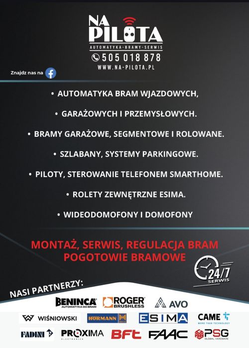 Napęd Rogertechnology BH 30/604 F HighSpeed  nie nice faac came dtm