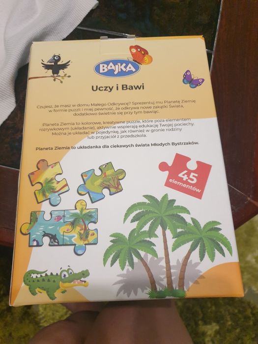 puzzle małego bystrzaka planeta ziemia