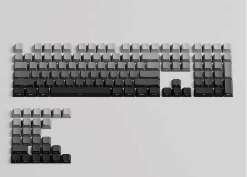 Комплект: Механічна клавіатура AULA F75, пак кейкапів, кабель Keychron