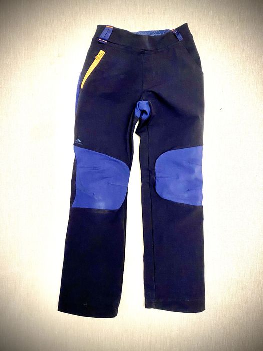 Calça montanha para criança, QUETCHUA, em softshell