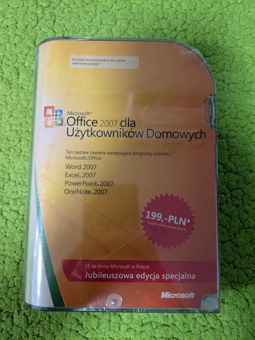 PC Microsoft Office 2007  nowy w folii