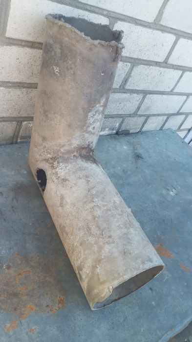 Продам колено на котел и дымоход. Нержавейка.