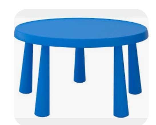 Stolik dziecięcy Ikea mamut