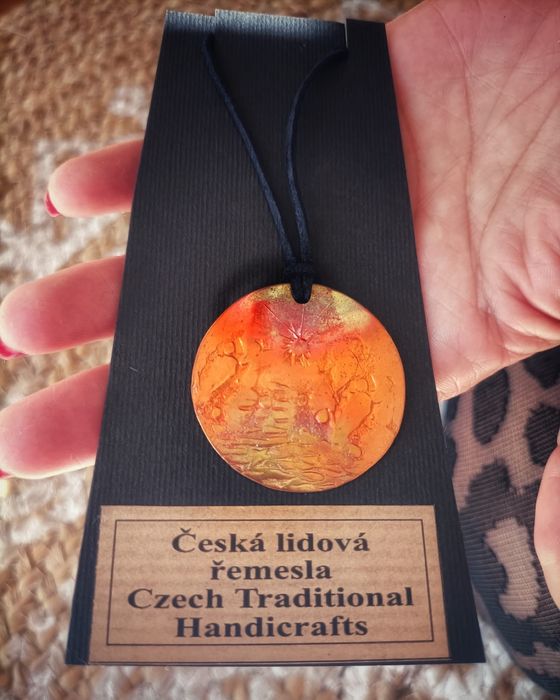 Colar de Artesanato popular da República Tcheca