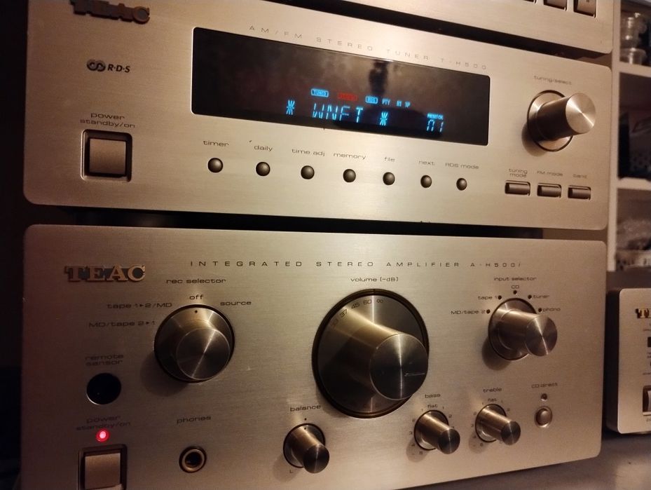 Teac wzmacniacz H500i piękny kultowy serwis