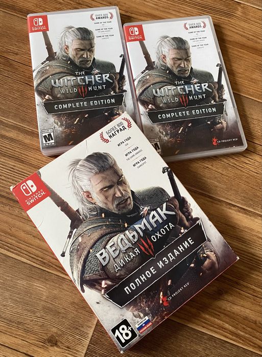 Ігри Nintendo Switch: Witcher, Fatal Frame, Stalker, Wolfenstein, Sam