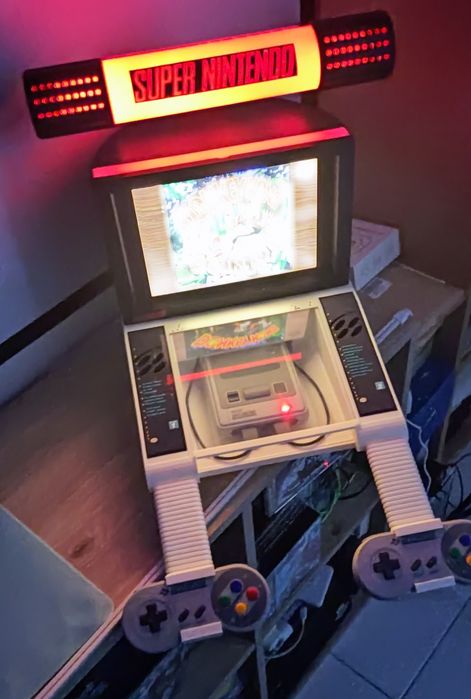 Quiosque Snes Mini Custom e modelo NES