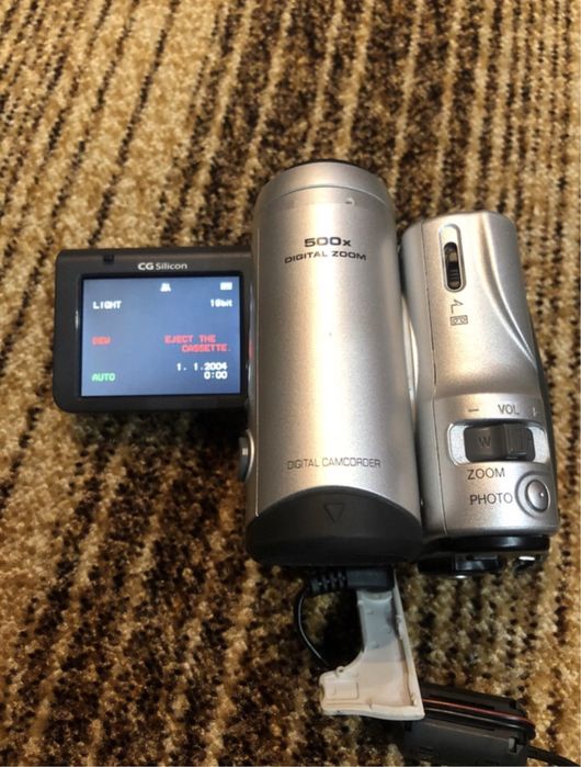 Kamera sharp viewcam z vl z100+ kasety  i okablowanie retro