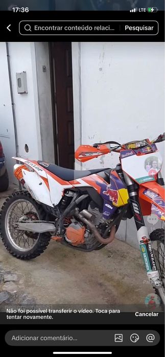 Vende se ktm sxf