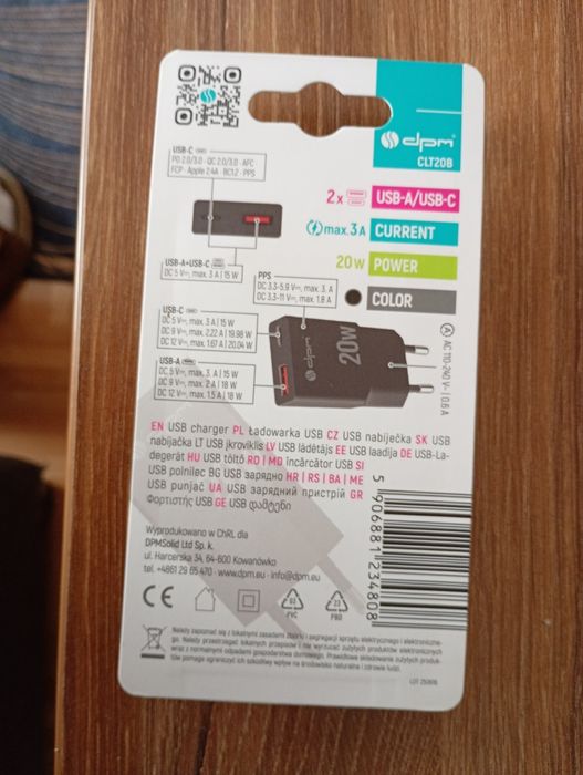 Ładowarka USB A/ USB C