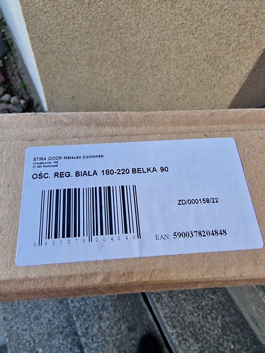 Ościeżnica belka górnai 90 zakres 180-220