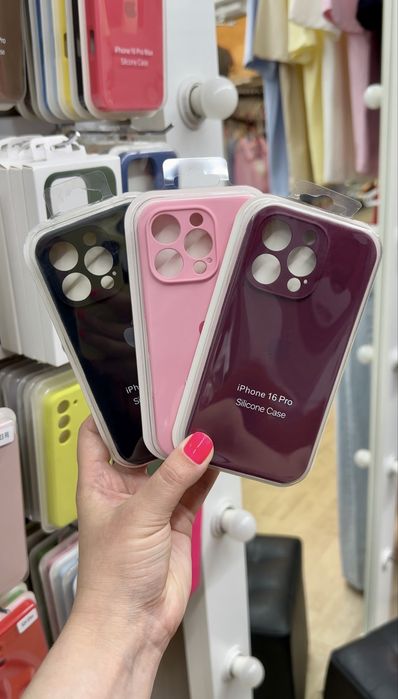 Чохол силіконовий iPhone 16 pro, силіконовий чехол чохол на айфон 16 про, чохол силікон на айфон