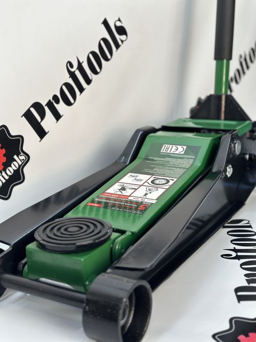 Домкрат підкатний 2-поршня 5т 90мм-575мм ROCKFORCE RF-TR50001