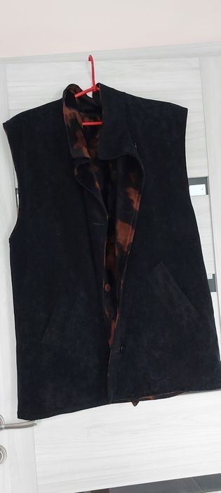 Kamizelka bezrękawnik unisex łaciata granatowa  xxl 4xl