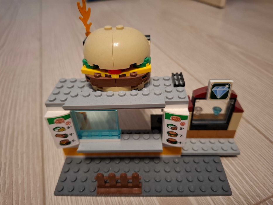 Lego foodtrack + hamburgerownia