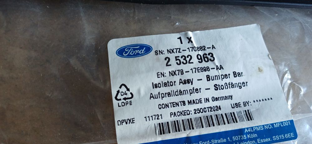 Ford Focus MK4 absorber zderzaka przód przedniego NX7B-17E898-AA NOWY OE