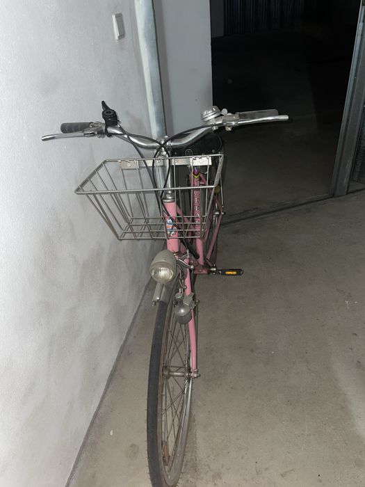 Bicileta pasteleira rosa da Jofeal