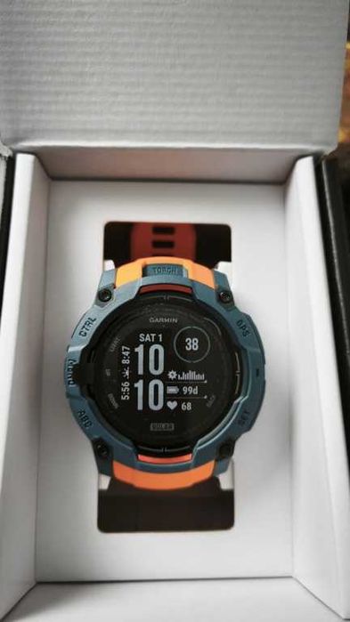 Nowy Garmin Instinct 3 Solar 50mm Pomarańczowy orange, gwarancja