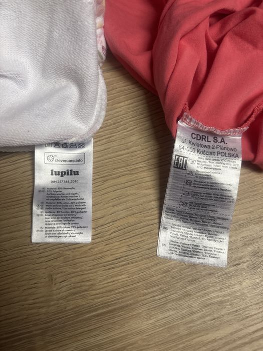 2 sukienki coccodrillo 116 i lupilu 110/116