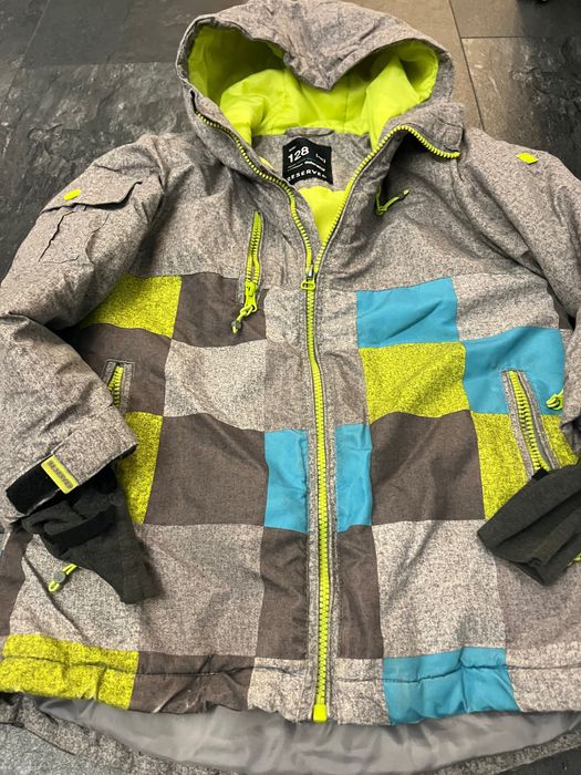 Zimowa kurtka narciarska 128 chlopiec