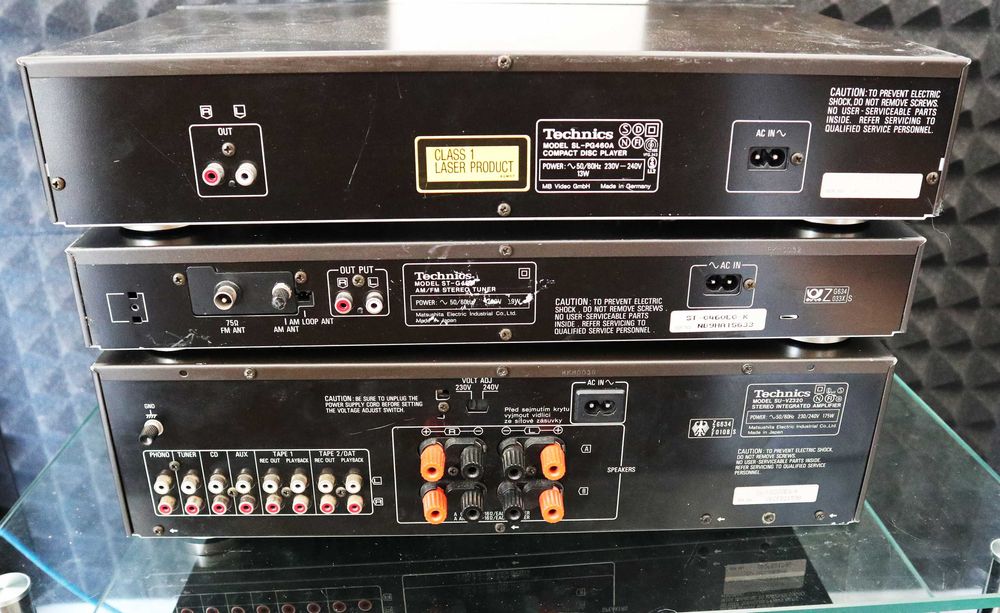Стойка усилитель TECHNICS SU-VZ320 проигрывательTECHNICS sl-pg460a Фм тюнер TECHNICS st-g460