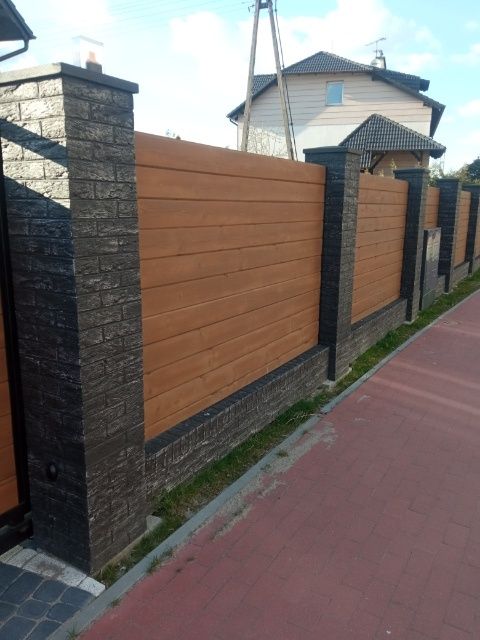 Ala Klinkier, Imitacja Klinkieru, ogrodzenie, ogrodzenia,