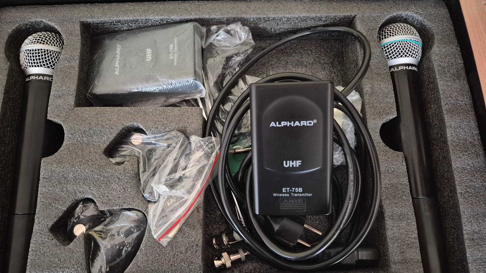 Zestaw mikrofonów Alphard w walizce ETP-757 bezprzewodowe