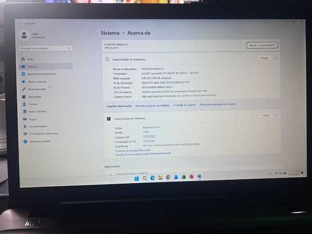 Portátil Insys W970PUQ1