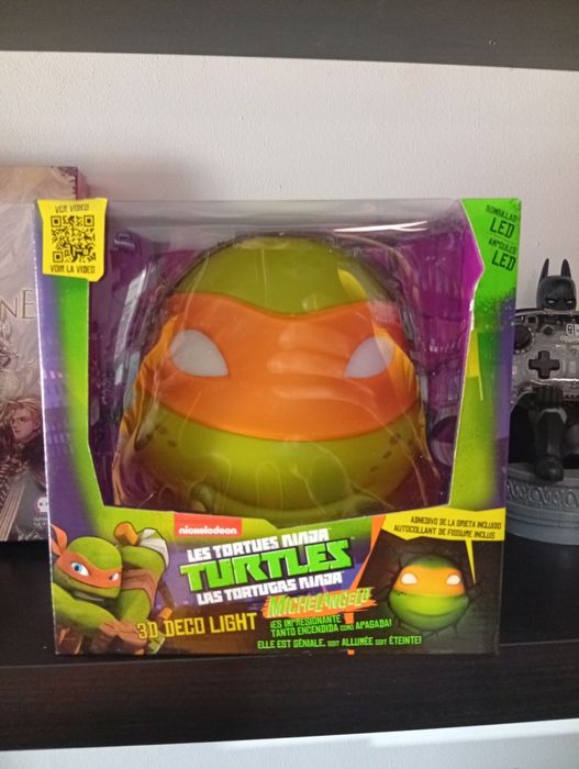 Lâmpada tmnt ninja turtles