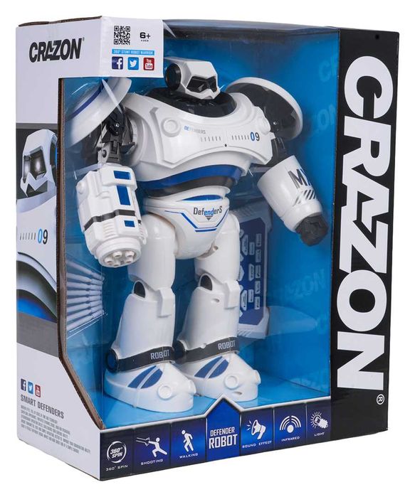 Wielofunkcyjny Zdalnie Sterowany Robot Pilot R/C Strzela 1701B.NIE
