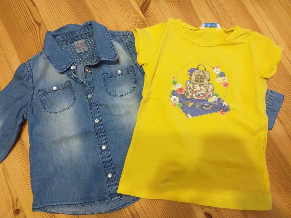 Ubranka dla dziewczynki r.98-104.