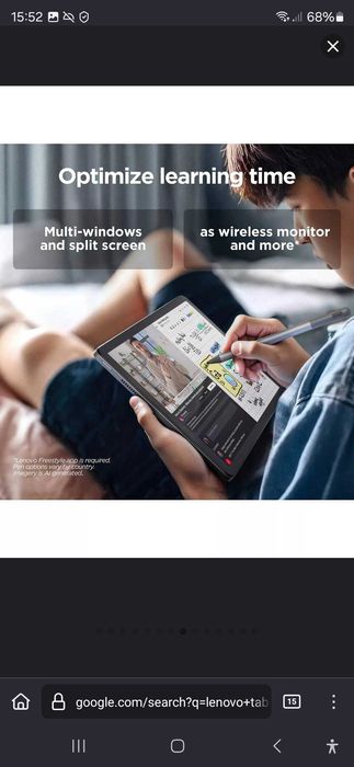 Lenovo Tab M11 (4GB 128GB) (Wifi) - Luna Grey + Pen + Folio