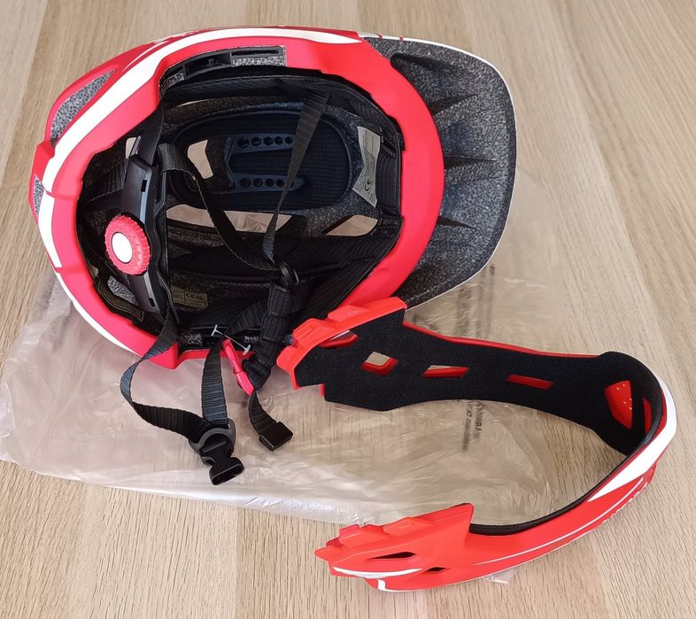 Capacete de bicicleta de montanha de rosto completo