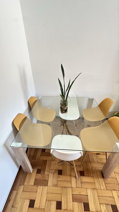 Vende mesa de vidro temperado