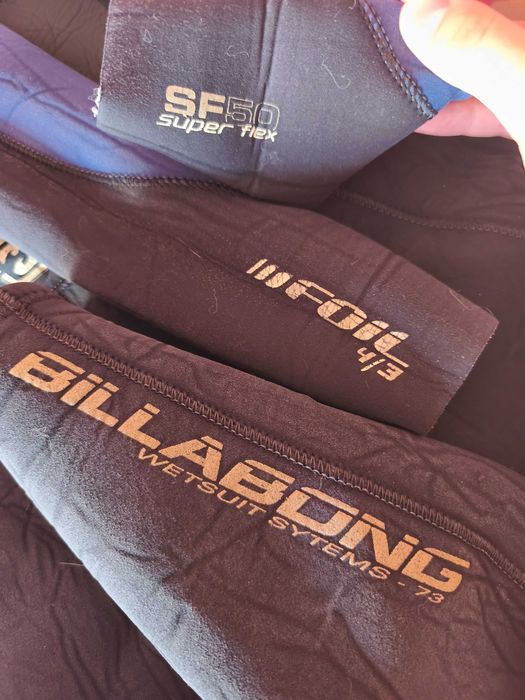Kit Completo Bodyboard Deeply DT70 43" | Billabong Foil 4/3 | Kpaloa L