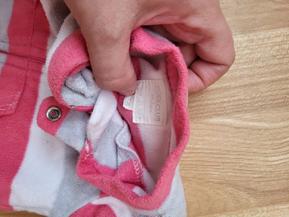 Флісові ромпери для дівчинки