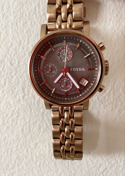 Relogio Fossil bronze metalico
