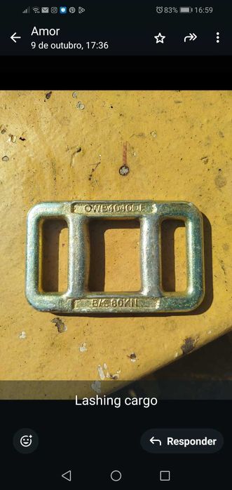 Fivela de amarração / Lashing cargo