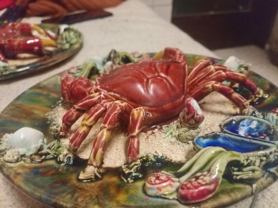 Dois pratos faiança portuguesa