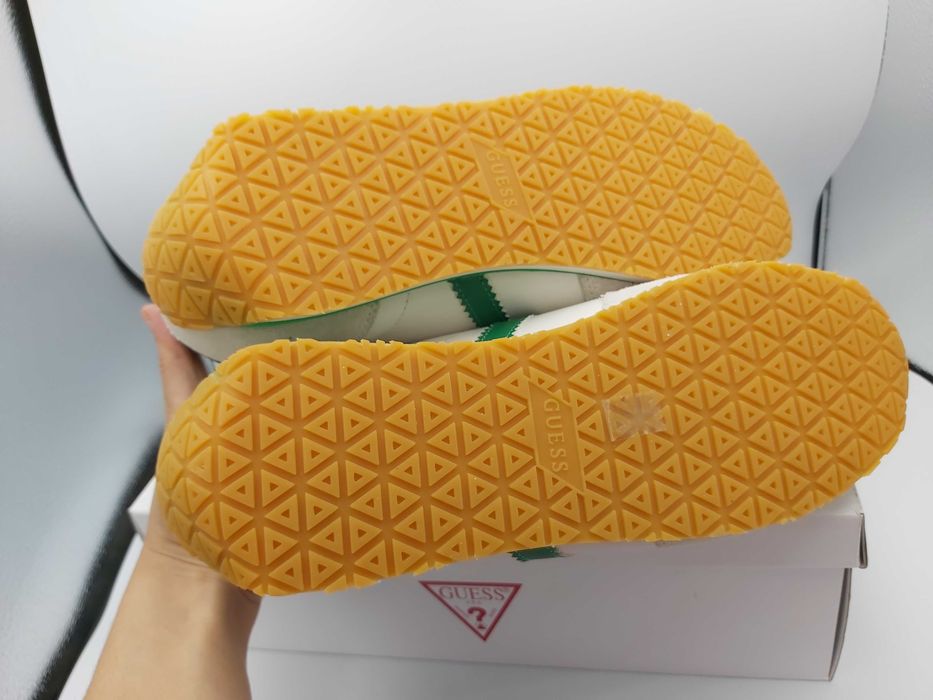 NOWE sneakersy GUESS beż zielone trampki rozmiar 46 sportowe