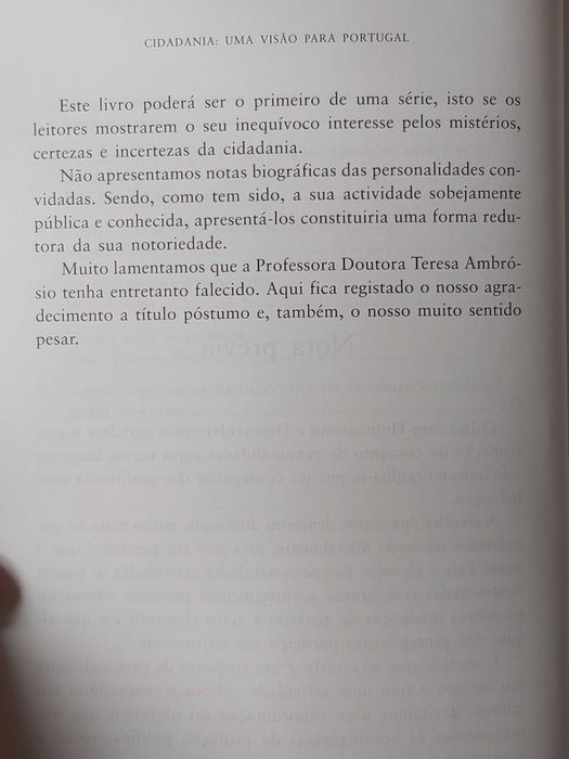 Cidadania - Uma Visão para Portugal