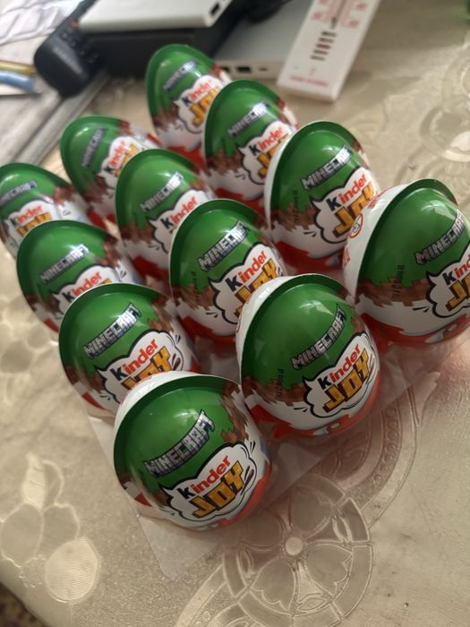 Комплект Kinder Joy 10 шт Minecraft Майнкрафт по 20 г(за 1 шт 145грн)