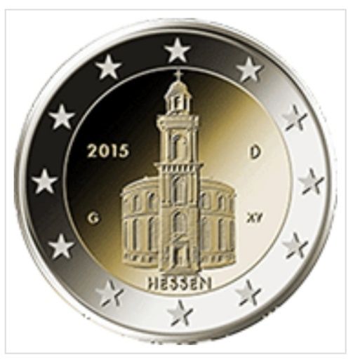 5 Set's Moedas BNC Alemanha 2015 - com 2 Moedas de 2 € Comemorativas
c