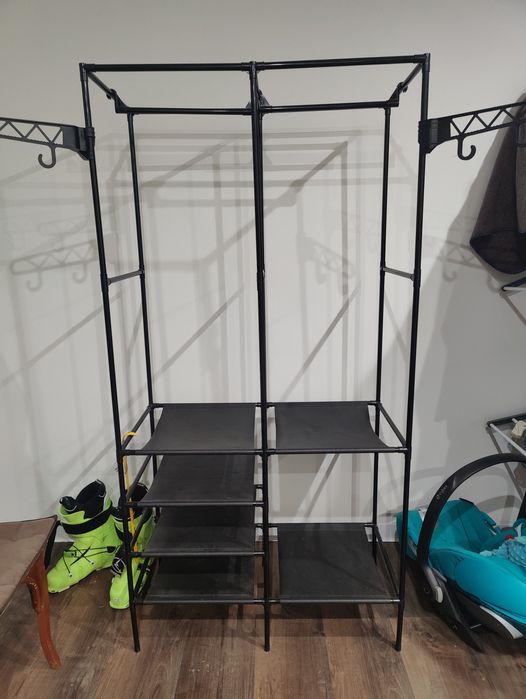 Стелаж підлоговий з поличками складний
