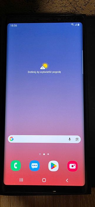 Samsung Galaxy Note 9-pełen komplet od producenta.