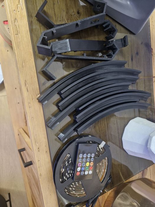 Rama do oswietlenia tarczy dart bez led