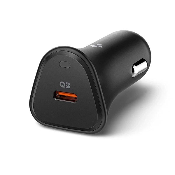 Ładowarka samochodowa Spigen Essential EV301/30 W - czarna