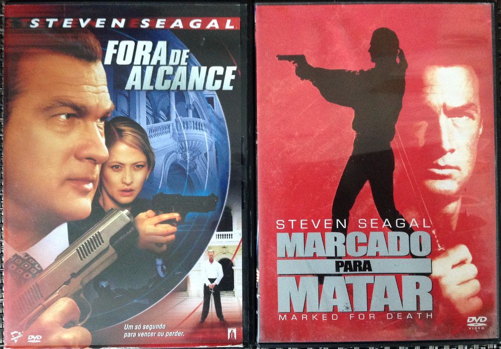 Steven Seagal - 7 DVDs - Muito Bom Estado