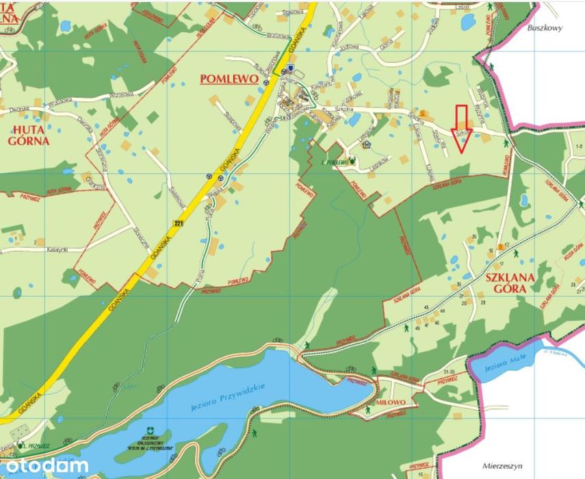 Przywidz Pomlewo działka 1400 m², Warunki Zabudowy (WZ) - BEZTERMINOWE - Widok 4