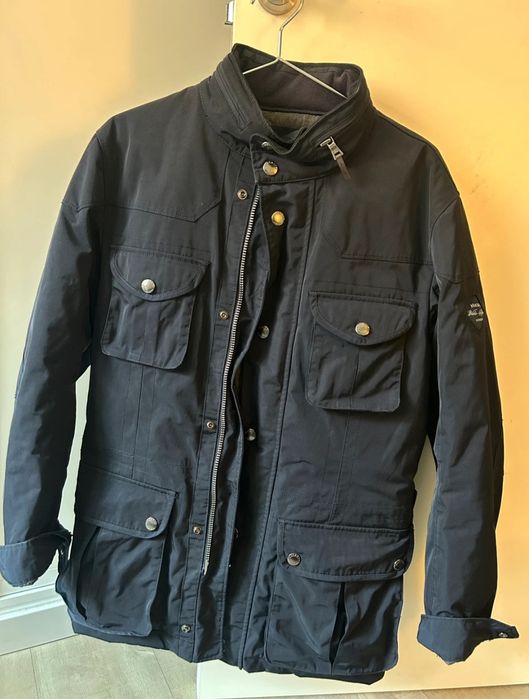 Hackett Velospeed casaco Azul escuro tamanho S grande e M pequeno